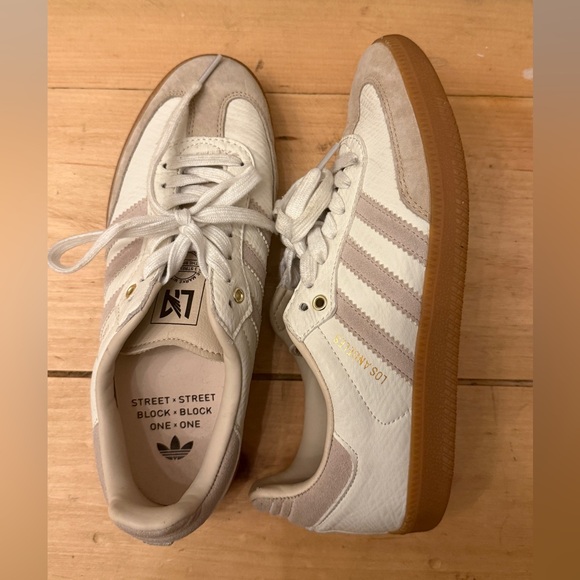 adidas LAFC Samba White and Beige - Picture 4 of 5